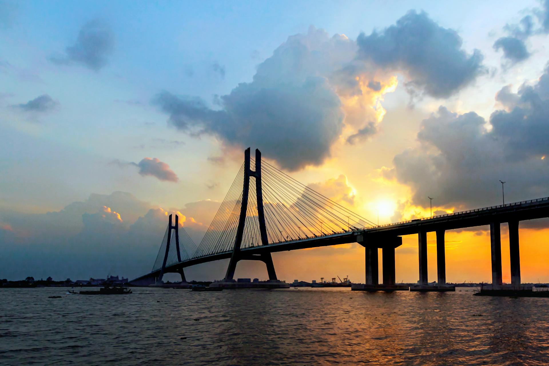 Can Tho Iconic Bridge Mekong Delta